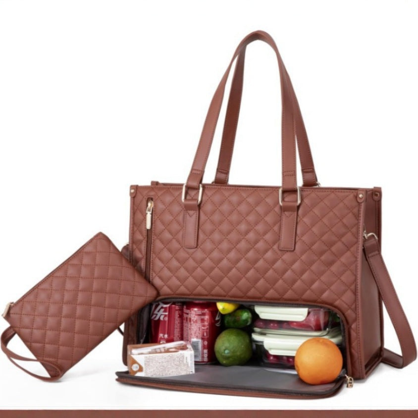 Isabella Kühltasche – Elegante Lunch & Laptop Tote für Damen