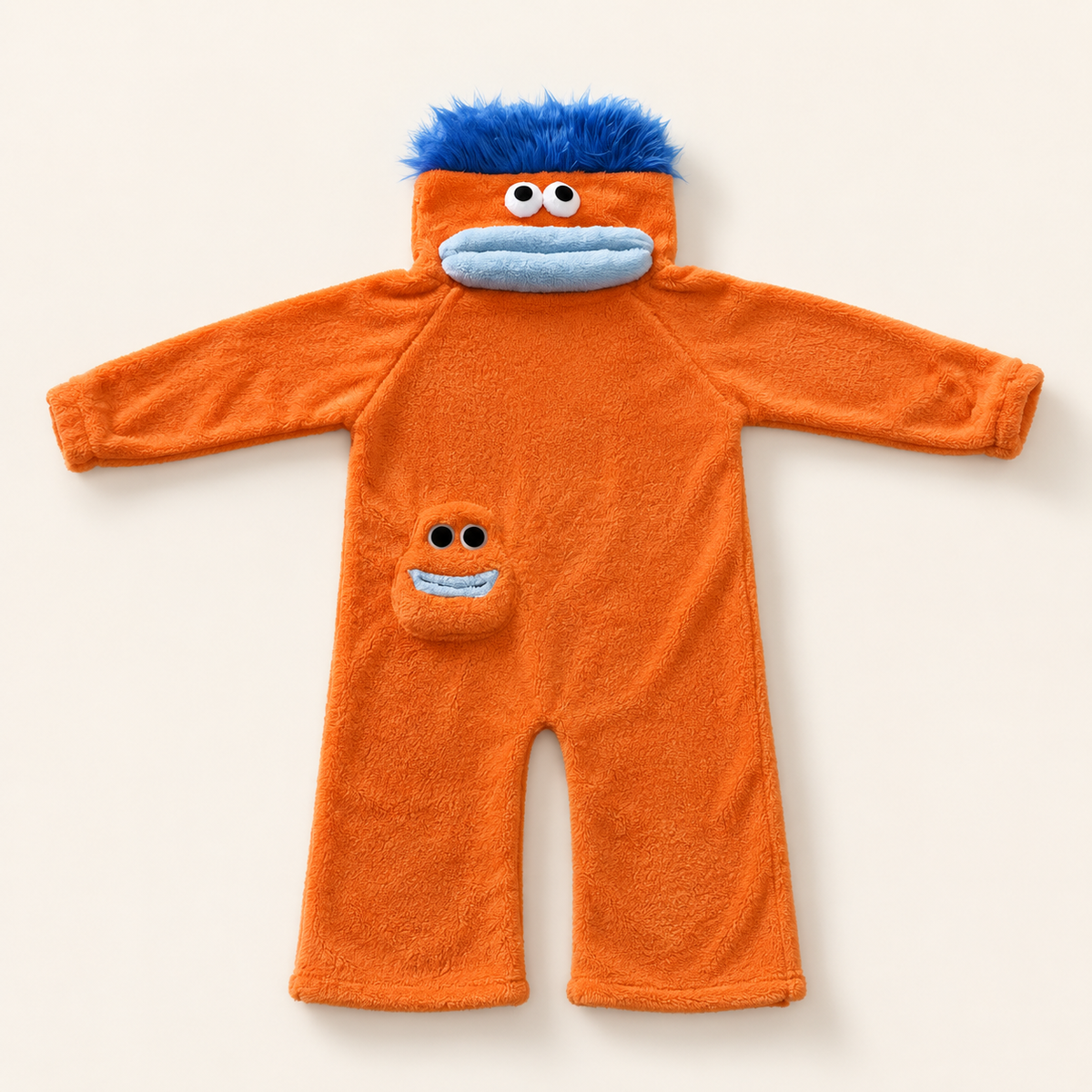 CozyDay Mini in Orange – Kinder-Kuschelanzug