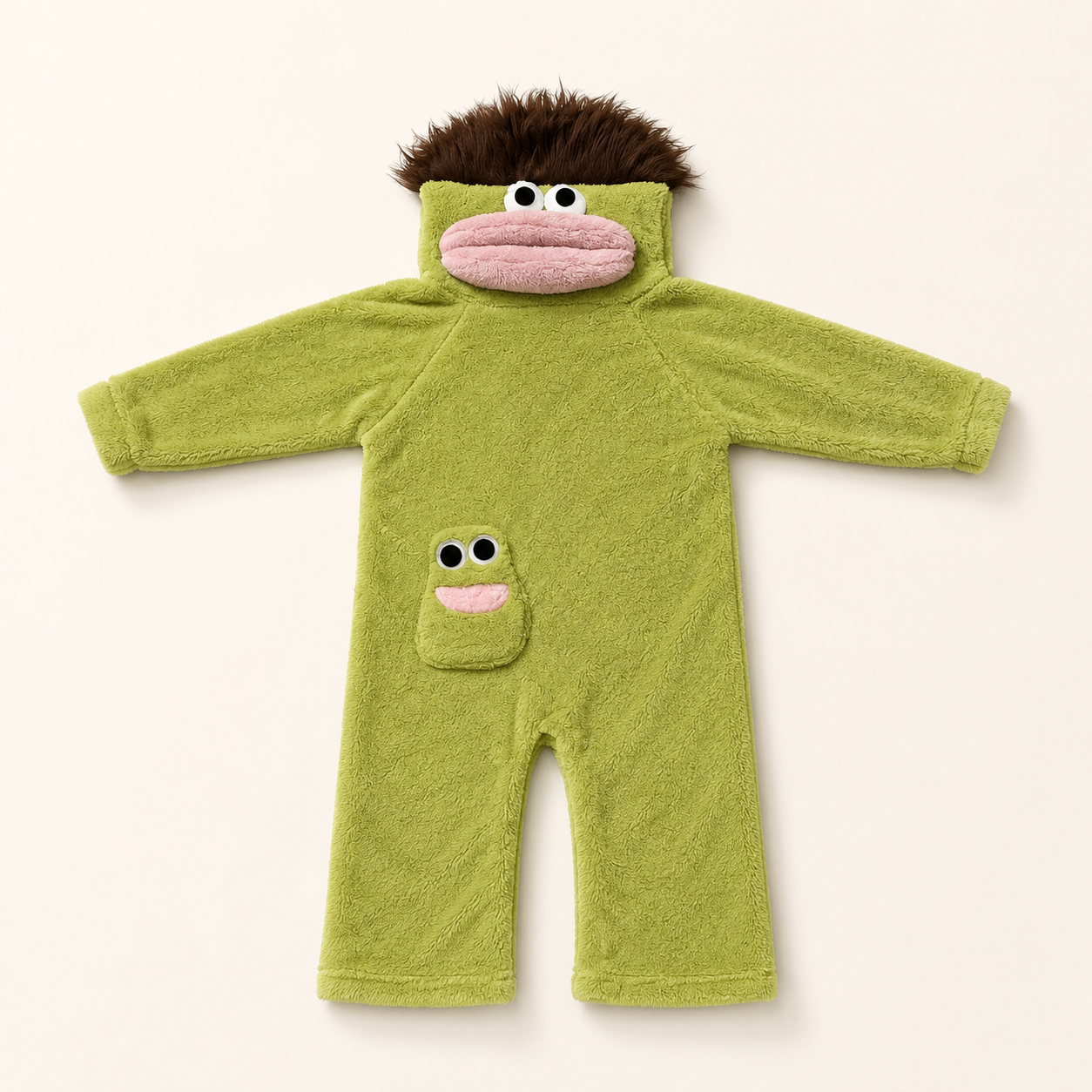 CozyDay Mini in Mossy Grün – Kinder-Kuschelanzug