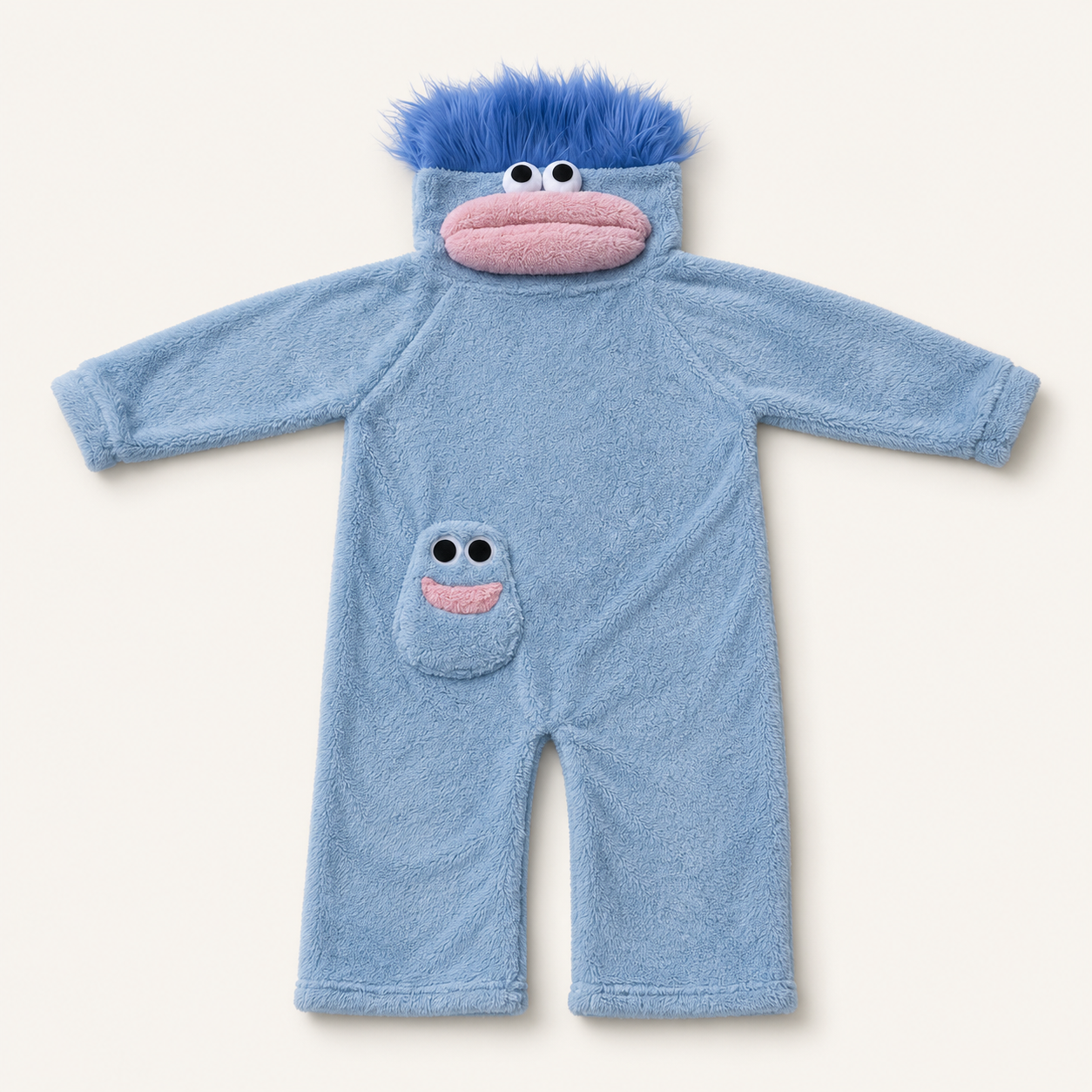 CozyDay Mini in Sky Blau – Kinder-Kuschelanzug