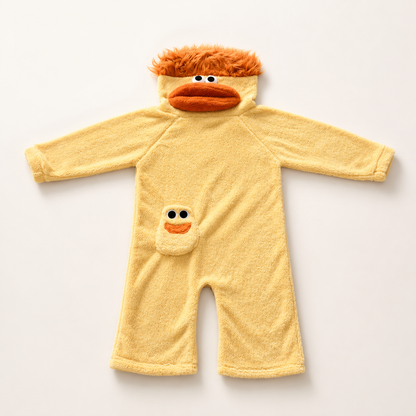 CozyDay Mini in Gelb – Kinder-Kuschelanzug